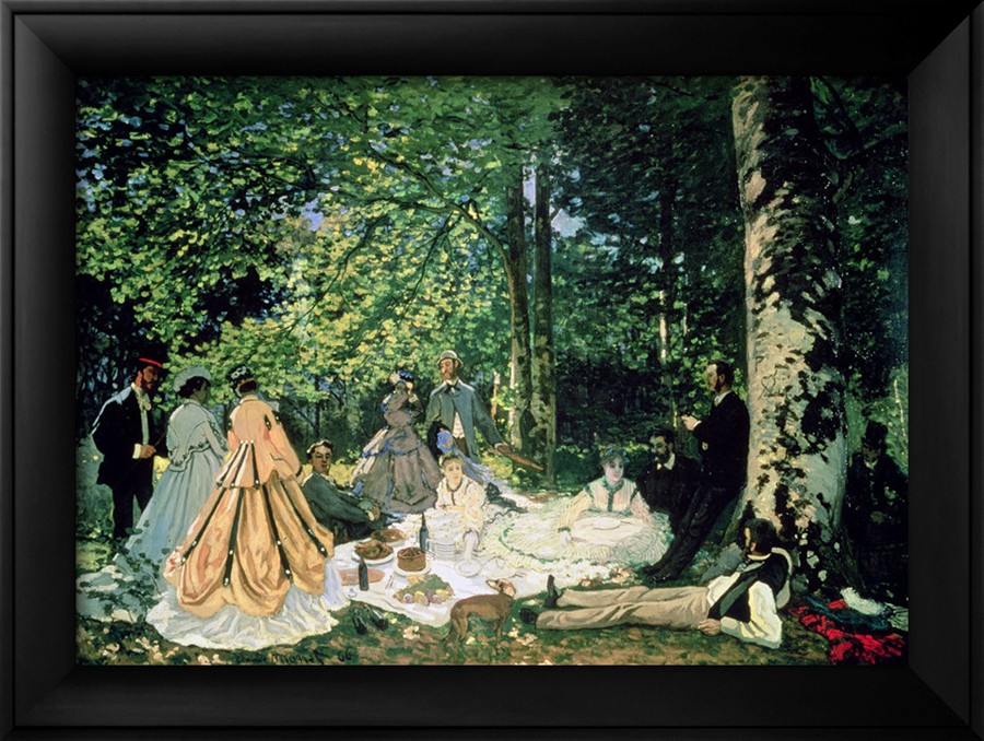 Le Dejeuner Sur L Herbe-Claude Monet Painting